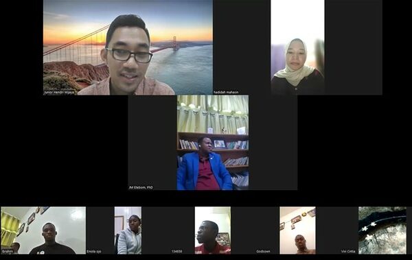 Sharing Session & FGD Kolaborasi Internasional antara Mahasiswa Ilmu Pemerintahan STPMD APMD Indonesia dan Obafemi Awolowo University, Nigeria